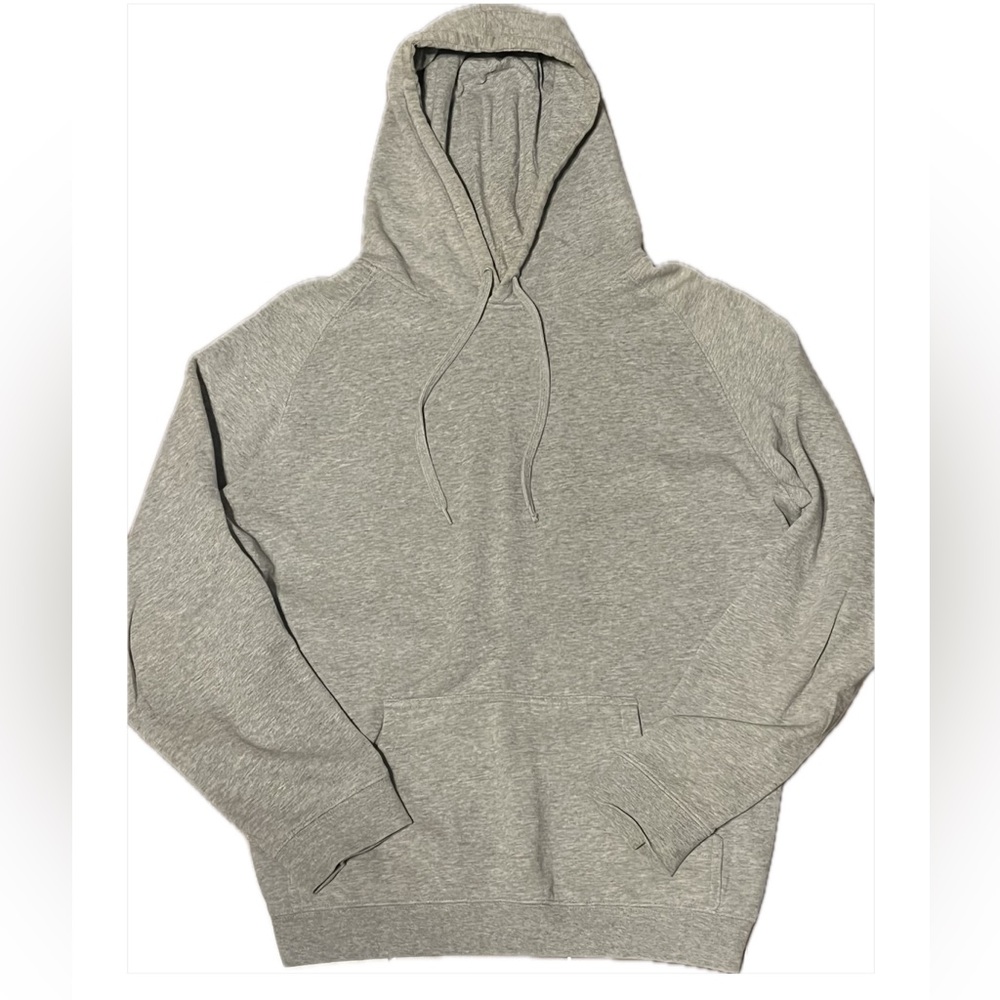 Heather Grey Hoodie,Size Large
